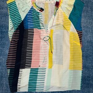 Marie Oliver Multicolor Striped Top